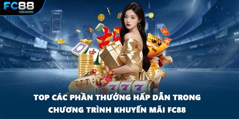 Top các phần thưởng hấp dẫn trong chương trình khuyến mãi FC88